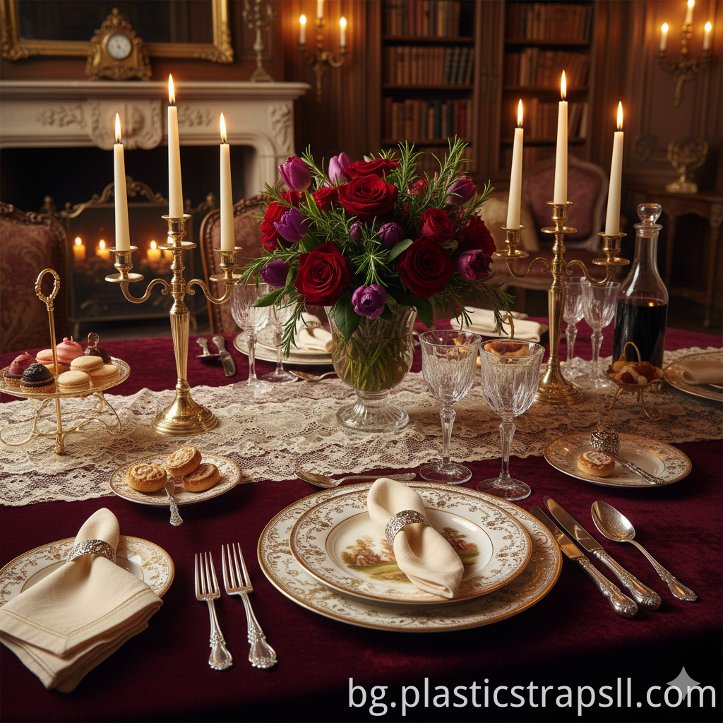 French retro dinner party supplies